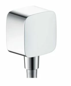 Brand new ❤️ Hansgrohe PuraVida Hand Shower Wall Outlet in Polished Chrome ⌛