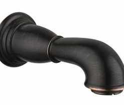 Best deal 😀 Hansgrohe Logis Classic Wall Mount Non-Diverter Tub Spout in Rubbed Bronze 🥰
