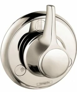 Best Sale 😍 Hansgrohe C Diverter Trim Only with Single Lever Handle in Polished Nickel 🧨