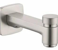 Cheap 🔥 Hansgrohe Logis Tub Spout with Diverter in Brushed Nickel 🔥