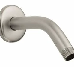 Hot Sale 🛒 Hansgrohe ShowerPower 6 in. Standard Shower Arm Brushed Nickel 🔥