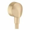 Buy 🌟 Hansgrohe FixFit 1/2 in. NPT x Threaded Wall Outlet in Brushed Bronze 👏 -Hansgrohe Online Store Query 226