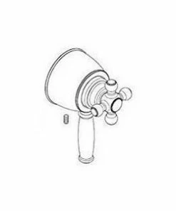 Cheap 🎁 Hansgrohe Retroaktiv Bathroom Faucet Single Cross Handle in Brushed Nickel 🎉