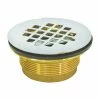 Promo 👏 Wal-Rich 2 in. Threaded Bronze/Brass Stainless Steel Shower Drain 👏 -Hansgrohe Online Store Query 324