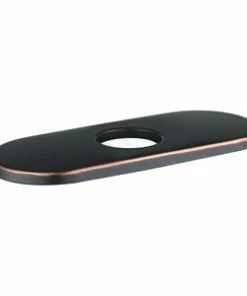 Promo 👍 Hansgrohe C Accessories 6-1/2 in. Base Plate for Traditional 1 Hole Faucet in Rubbed Bronze 🤩