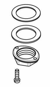 Promo 👍 Hansgrohe 1-1/4 in. Fixing Set for 13244180 Basic Set Mounted Bath Mixer and 28307000 Shower Holder Rim Mounted 🥰