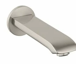Promo 🤩 Hansgrohe Metris High Gloss Tub Spout Brushed Nickel ⭐