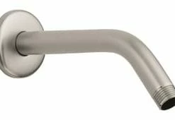 Best Sale 🤩 Hansgrohe Standard Shower Arm 9 in. Brushed Nickel 🔔