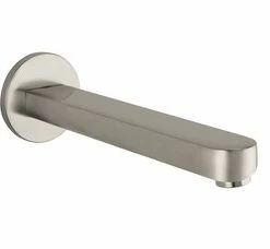 Budget 🧨 Hansgrohe Metris S 9 in. Tub Spout in Brushed Nickel 😍