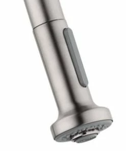 Outlet 🌟 Hansgrohe Pull Out Spray for Talis S² 14877801 in Steel Optik ❤️