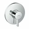 Budget 🧨 Hansgrohe Ecostat S 5.5 gpm Tub and Shower Balancing Valve Trim with Single Lever Handle in Polished Chrome ❤️ -Hansgrohe Online Store Query 64