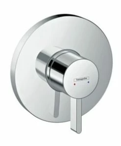 Budget 🧨 Hansgrohe Ecostat S 5.5 gpm Tub and Shower Balancing Valve Trim with Single Lever Handle in Polished Chrome ❤️