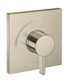 Brand new 😉 Hansgrohe Ecostat Square 5.5 gpm Tub and Shower Balancing Valve Trim with Single Lever Handle in Brushed Nickel 🔔