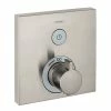 New 💯 Hansgrohe ShowerSelect 1-Function Square Thermostatic Trim in Brushed Nickel 💯 -Hansgrohe Online Store Query 88