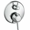 Wholesale 🥰 Hansgrohe C Double Lever Handle Thermostatic Trim Volume Control in Polished Chrome ✔️ -Hansgrohe Online Store Query 92