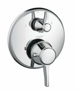Wholesale 🥰 Hansgrohe C Double Lever Handle Thermostatic Trim Volume Control in Polished Chrome ✔️