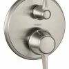 Cheap 👏 Hansgrohe C Pressure Balancing Diverter Trim with Double Lever Handle in Brushed Nickel ✔️ -Hansgrohe Online Store Query 97